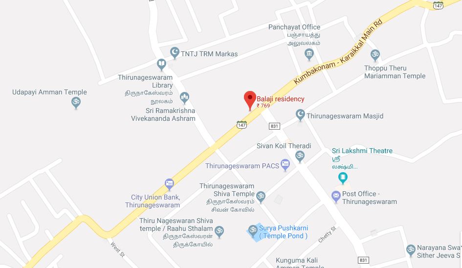 Balaji Residency, Tirunageswaram